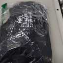 Halcurt Women Short Sleeve Two Piece Rash Guard Set UPF 50 Swim Shirt with Board Shorts (X-Large, Black Printed Top + Solid Bottom)