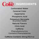 Diet Coke Diet Soda, 16.9 fl oz Bottles, 6 Pack - Cola Soft Drinks