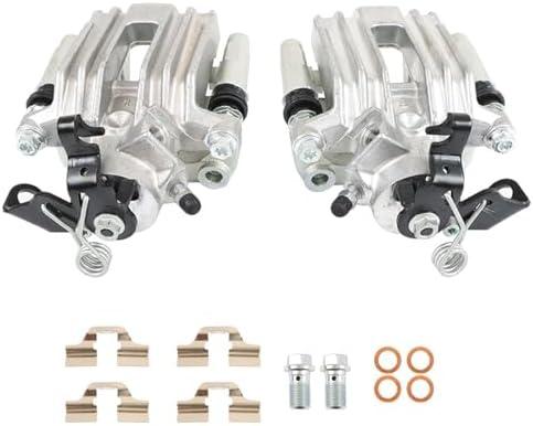 LABLT 2Pcs Rear Left and Right Brake Calipers With Brackets Replacement for VW Golf 2000-2005 Beetle 2000-2010 Golf City 2007-2010 TT 2000-2006 1J0615423G 1J0615423D
