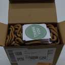 KesaPlan 50 PCS Succulent Wrap Bags with 100 PCS Thank You Stickers, Small Kraft Paper Succulent Gift Box for 2.36 Inch Pots, Wedding Party Favors for Guests Mini Succulent Pots Box for Baby Shower (Brown)