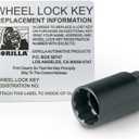 Gorilla Automotive 73631T Toyota O.E. Wheel Locks With Washer (12mm x 1.50 Thread Size)