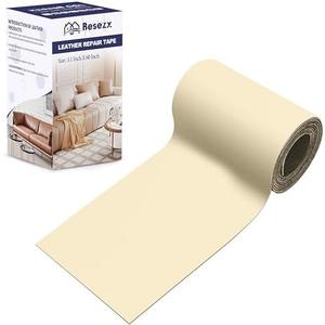 Besezx Leather Repair Patch Tape Kit, Self Adhesive Leather Repair for Furniture, Couch, Sofa, Car Seats,Office Chair,Vinyl Repair Kit.3.1inx60in