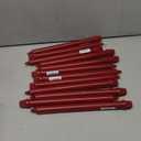 Colonial Candle Unscented Taper Candle, Classic Collection, Traditional Cranberry, 12 In, Pack of 12 - Up to 10 Hours Burn