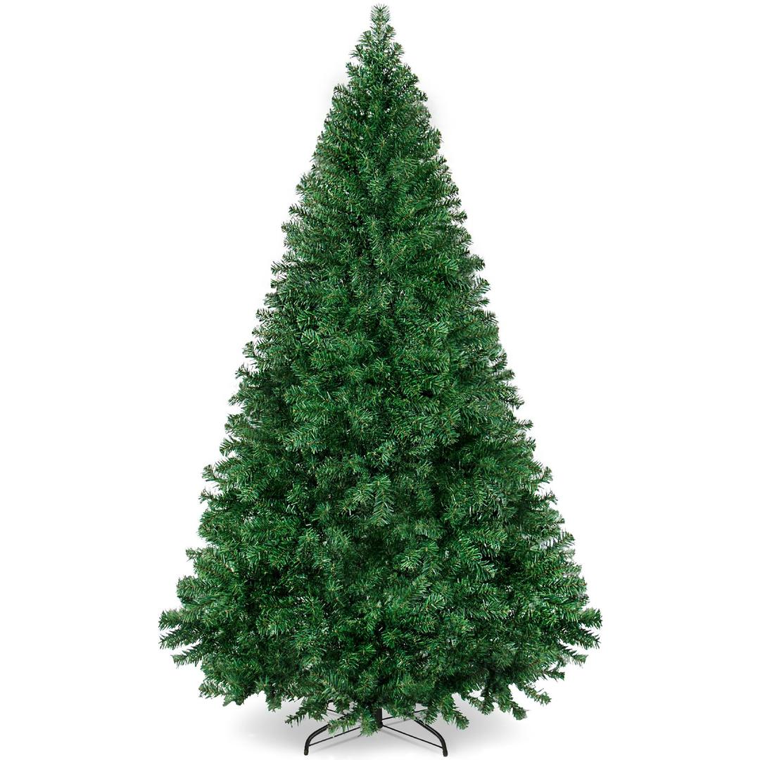 Best Choice Products Artificial Christmas Tree, 9ft Premium Unlit Pine Design, Dense Branches Realistic Holiday Dcor w/Easy Assembly - Green
