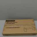 Expandable Cabinet Shelf Organizer Rack, Stackable Kitchen Counter Storage Shelves Stand, Adjustable Height Pantry Shelf Spice Rack (Black, 1 Pack)