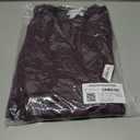 Amazon Essentials Women's Cap Sleeve Boat-Neck Faux Wrap Dress (Medium, Burgundy)