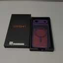 CANSHN Magnetic Compatible with iPhone Air Case(6.5 Inch), Upgraded [Full Camera Protection] [Compatible with Magsafe] [Translucent Matte] Shockproof Phone Cover for iPhone 17 Air Case,Deep Purple