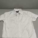 Alimens & Gentle Mens Short Sleeve Dress Shirts Wrinkle Free Solid Casual Button Down Shirts with Pocket S