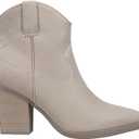 MIA Womens Sawyer Embroidered Pointed Toe Casual Boots Ankle Mid Heel 2-3" - 7.5