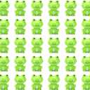 200 Pack Mini Green Plastic Frogs, Small Frog Figurine Tiny Frogs to Hide Fairy Garden Miniature Dollhouse Home Decor Frog Decorations