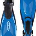 Cressi Palau Open-Heel Snorkeling Fins, Blue, M/L 8.5-11 & 9.5-12 EU 41/44