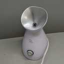 Pure Daily Care NanoSteamer Large 3-in-1 Nano Ionic Facial Steamer with Precise Temp Control - Humidifier - Unclogs Pores - Blackheads - Spa Quality - Bonus 5 Piece Stainless Steel Skin Kit (Silver)