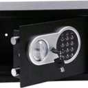 Perel Electronic safe with combination lock, including emergency key and mounting material, 20 x 31 x 20 cm, 4 kg