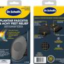 Dr. Scholl's Plantar Fasciitis & Achy Feet Relief Arch Support Sleeve, Cushioned Arch Support, Compression Band, Foam Pad Insert, Non Slip Sole, All-Day Wear Morning to Night, Unisex 1 Pair