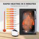 Upgraded Version Portable Sauna for Home Full Body Personal Sauna Steam Sauna Tent at Home Spa with 2.6L 1000W Steam Generator, 90 Minute Timer, Foldable Chair, Remote Control, Sauna Box(Black)