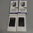 2 x Battery Charger, Camera Battery Charger Plastic Camera Charger with LCD Display for Camera