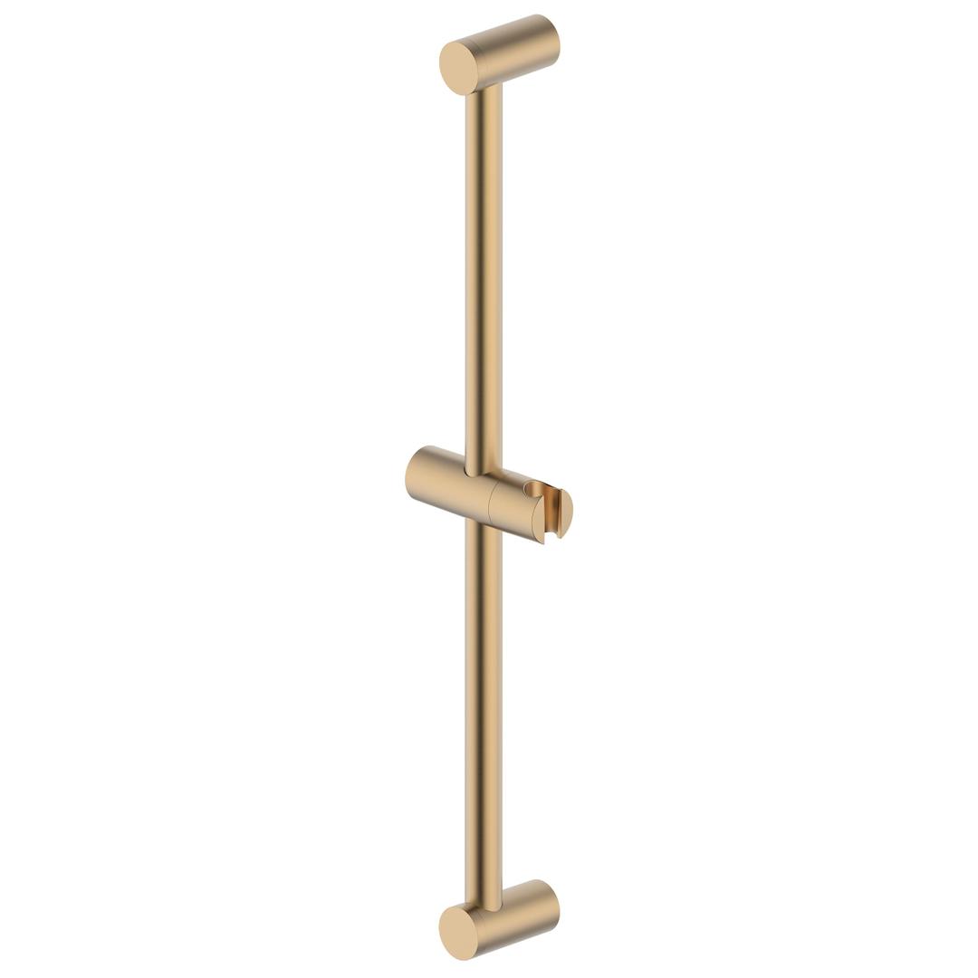 Shower Slider Bar 24 Inches with Adjustable Handheld Shower Head Holder for Bathroom - Brushed Gold Finish DT5972BG