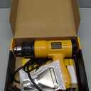 SEEKONE Heat Gun 1800W 122-120250- 650Fast Heating Heavy Duty Hot Air Gun Kit Variable Temperature Control Overheat Protection with 4 Nozzles for Crafts, Shrinking PVC, Stripping Paint(5.2FT)