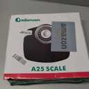 Adamson A25 Scales for Body Weight - Up to 400 LB - New Version - 5.3" Dial on 12.4" x 10.2" Platform - Anti-Skid Rubber Surface - High Precision Bathroom Scale Analog - Durable with 20-Year Assurance (Black)
