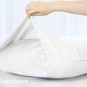 Sunflower Body Pillowcase 100% Cotton Long Pillow Cover/Case Envelope Closure 1 Pack, 2054 inches White, Soft and Breathable