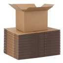 CRUGLA 40 Packs 8x6x6 Shipping Boxes Cardboard Boxes Shipping Box for Business Packaging Thin Box