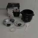 Aroma Housewares ARC-363-1NGB 3 Uncooked/6 Cups Cooked Rice Cooker, Steamer, Multicooker, 2-6 cups, Black