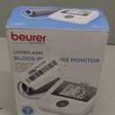 Beurer BM27 Upper Arm Blood Pressure Monitor for Home Use with Adjustable Cuff, Data Transfer to Apple Health and co., 120 Memory Sets, Irregular Heart Rate Detection, Risk Indicator