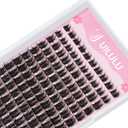 Lash Clusters 10-18mm Natural Lashes Clusters D Curl False Eyelash Clusters DIY Eyelash Extensions Individual Cluster Lashes (U05 Lashes Only)