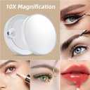 Vanity Mirror with Lights,13.1"16.7"LED Makeup Mirror,Lighted Makeup Mirror with Lights, Smart Touch Control Dimmable 3 Modes Light, Lighted Up Mirror for Makeup Desk, Bedroom, Dressing Room