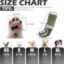 EXPAWLORER Dog Socks to Prevent Licking and Slipping, Summer Dog Shoes for Hot Pavement, Paw Protectors Boots for Hardwood Floors Anti-Slip, Dog Booties for Small Medium Large Senior Dogs, Green XS