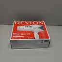 REVLON Infrared Hair Dryer with Diffuser & Concentrator - Ionic Ceramic Blow Dryer for Frizz Control, Shine, Soft Hair & Moisture Protection - 1875W Professional Salon-Quality (White) (Full Size)