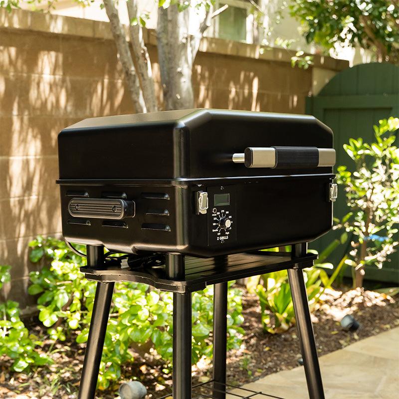 Z Grills Cruiser 200A Portable Wood Pellet Grill & Electric Smoker – Camping BBQ Combo with Auto Temperature Control
