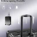 Carry On, 20 Inch Luggage with Wheels, Hardside Large Suitcases with Wheels, TSA Lock