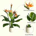 43'' Bird of Paradise Artificial Plant with Flowers Set of 2 Fake Trees
