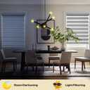 MYshade Roller Shades Zebra Blinds for Windows Cordless Day and Night Light Filtering Dual Layer Roller Blinds 31" x 72" Grey