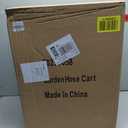 Jardineer Hose Reel Cart with Wheels, Include 100FT Water Hose and Sprayer Nozzle, Portable Garden Hose Set for Watering Flowers, Cleaning Floors, Washing Cars Outside