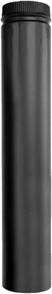 Selkirk Metalbestos 266036 6-Inch X 36-Inch Black Matte Double Wall Smoke Pipe