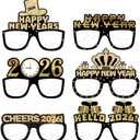 Happy New Years Eve Glasses 2026 - Pack Of 12 | New Years Eve Party Supplies 2026 | Happy New Year Glasses 2026, Happy New Year Decorations 2026 | New Years Glasses, New Years Eve Decorations