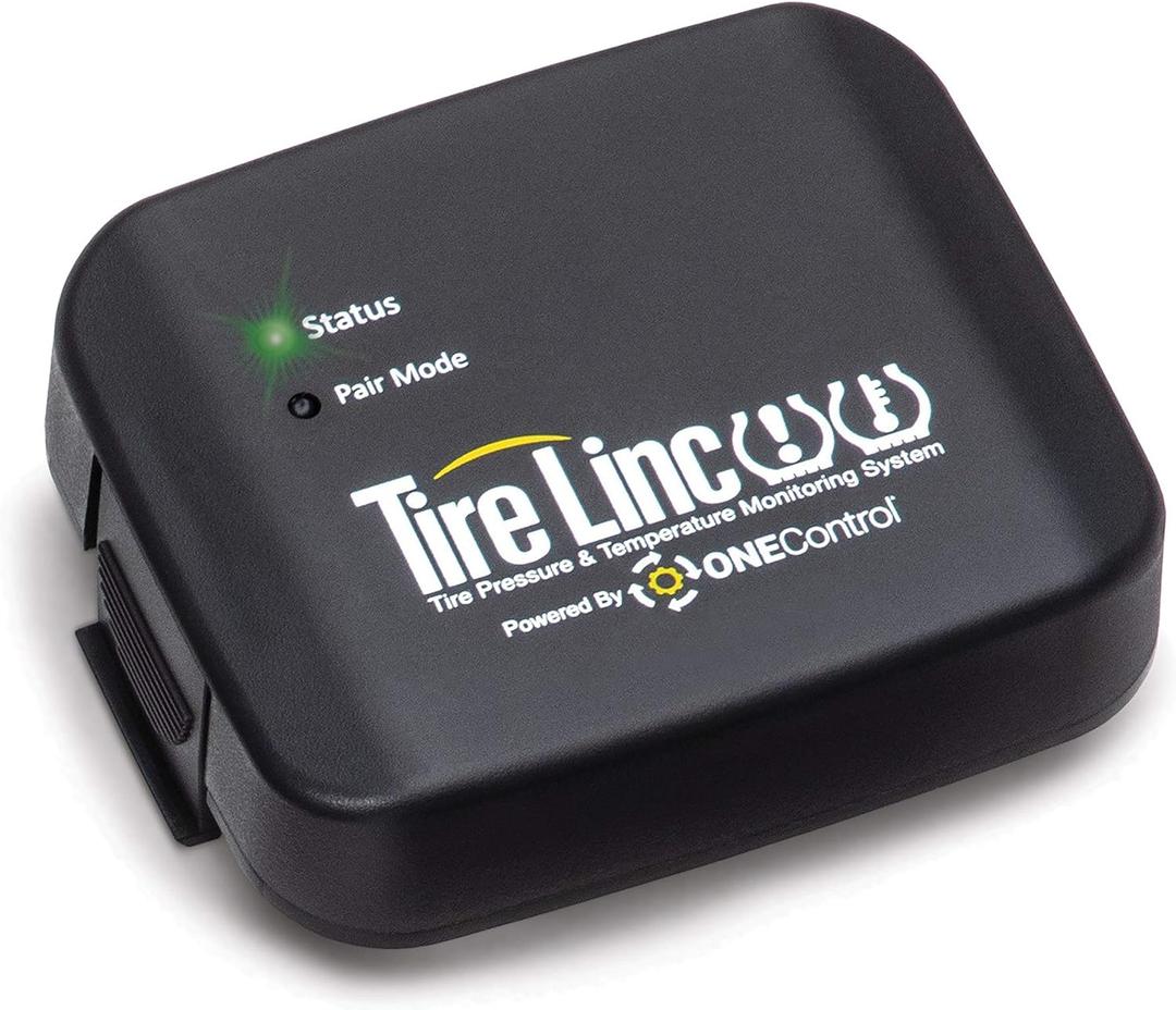Lippert Components - 2020106863 Tire LINC Tire Pressure and Temperature Monitoring System for RVs (TPMS) with Tire Sensors and Repeater