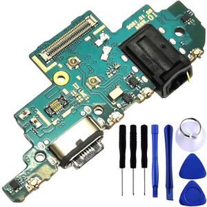 Galaxy A52 5G USB Charging Port Flex Cable Replacement SM-A526U Type C Charger Dock Board Flex Cable Connector for Samsung A52 5G A526U1 Port Repair Part with Tools