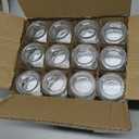 2 oz Glass Jars with Lids, Hoa Kinh 24 Pack Air Tight Leak Proof Small Clear Transparent Cosmetic Glass Jars - White Inner Seal Lid for Handmade Lotions, Creams, Body Butter, Candle, Crafts Storage