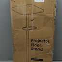 PUTORSEN Heavy-Duty Projector Stand  Height Adjustable Floor Projector StandExtends 27.6" to 47.2",13.2lbs Capacity, Compatible with Projectors, Cameras, for Home, Office, and Outdoor Use