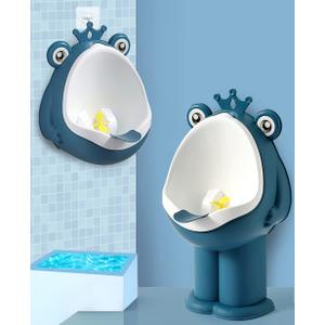 Frog Pee Training,Potty Training Urinal Children's Urinal Kids Toilet Child Standing Urinal Wall-Mounted Toilet for Boy