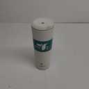 REDUCE Halo 24 oz Stainless Steel Vacuum Insulated Tumbler - Spill Proof Travel Mug with Flip Handle Lid - Keeps Drinks Cold for 32 Hrs - Dishwasher Safe - Cupholder Friendly - Beige Quartz