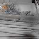 4.6-10 FT Closet System with 4 Expandable Hanging Rods, White