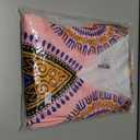 African Dress for Women Print Maxi Dress Sexy V Neck Dashiki Party Dresses Elegant Bohemian Long Sleeve Prom Attire Flowy Cocktail Tropical Vintage Outfits (L)