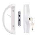 HauSun Sliding Patio Door Handle Set - Keyed Mortise Lock Replacement (Fits 1.5"-1.75" Doors)