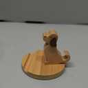 Cute Dog Cellphone Holder Stand Wooden Smartphone Desk Holder for All Mobile Phones Animal Phone Stand Desk Ornament
