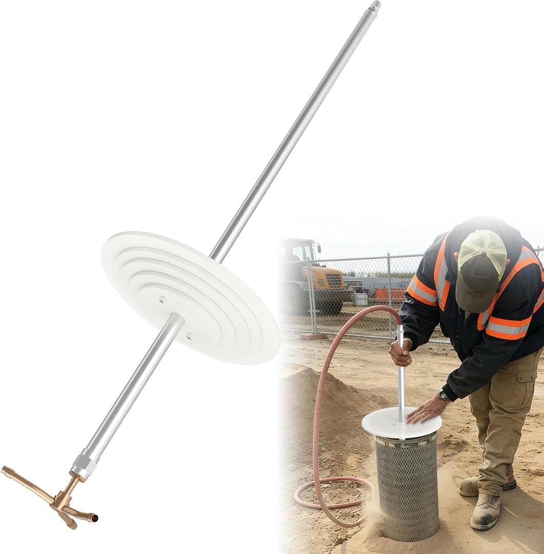 360 Rotating Filter Cleaner with Air, All-around cleaning, Compatible with Multiple Filter Cartridges, Air-powered Cleaning, Simple and Efficient