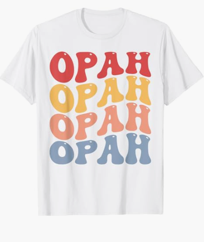 Opah Groovy Retro Fish T-Shirt, Size M